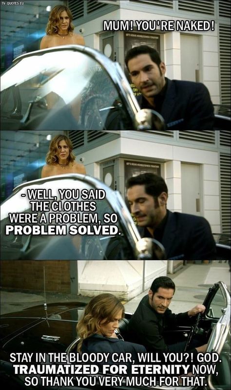 Lucifer Series, Lucifer Quote, Supernatural Lucifer, Tom Ellis Lucifer, Lauren German, I Love Cinema, Problem Solved, Lucifer Morningstar, Tom Ellis