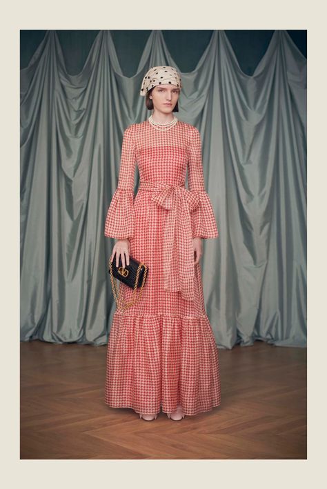 Valentino Resort 2025 Collection | Vogue Trend 2025, Valentino Resort, Resort 2025, Valentino Collection, Eccentric Style, Alessandro Michele, Resort Collection, Tiered Maxi Dress, Italian Fashion