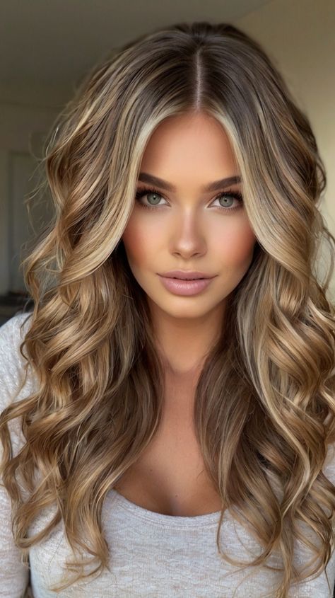 Brown Hair Colors with Blonde Highlights Haircuts Brown Hair, Highlights On Blonde Hair, Ash Blonde Balayage Dark, Brown Hair Colors With Blonde, Hair Colors With Blonde, Brown Hair Color With Blonde Highlights, Mahogany Brown Hair, Cool Brown Hair, Coffee Brown Hair