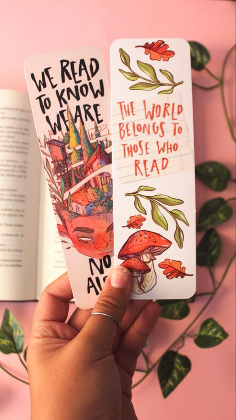 Book Mark Illustration, Bookmark Illustration Design, Procreate Bookmark, Creative Bookmarks Art, Book Markers Ideas, Bookmarks Illustration, Artistic Bookmarks, Illustrated Bookmarks, Bookmark Illustration