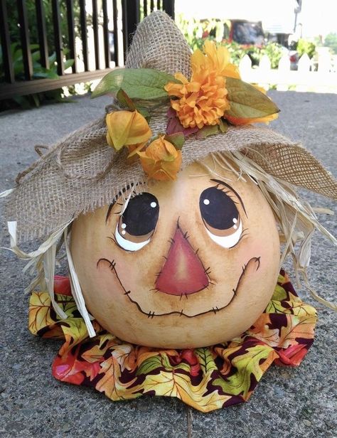 Pumpkin Decorating Contest Winners, Pumpkins Recipes, Scarecrow Painting, Scare Crow, Carve Pumpkins, Contest Ideas, Painting Pumpkin, Scarecrow Crafts, Pumpkin Stencils