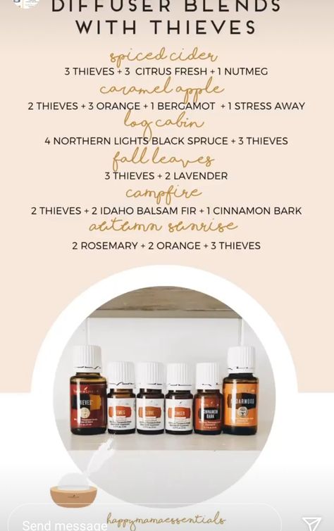 Fall Essential Oil Diffuser Blends, Essential Oils Diffuser Blends, Thieves Cleaning, Young Living Diffuser Recipes, Young Living Essential Oil Diffuser, Essential Oil Blends Roller, Diffuser Blends Young Living, Fall Essential Oil Blends, Young Living Diffuser