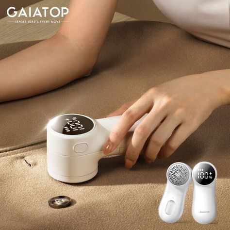 US $11.02 50％ Off | GAIATOP Electric Lint Remover Rechargeable Lint Remover Sweater Defuzzer Intelligent Digital Display Lints Shaver Trimmer Electric Lint Remover, Woolen Clothes, Fabric Shaver, Lint Remover, Laptop Desktop, Digital Display, Charger Car, Compact Design, Creative Design