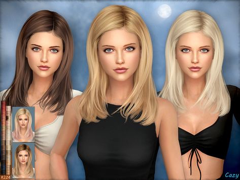 Sims 4 2000s Hair, Sims 4 Cc Medium Hair Female, Sims 4 Side Part Hair, Sims 4 Medium Hair, Sims 4 Cc Medium Hair, Sims 4 Bangs, Middle Length Hair, 2000s Hair, Sims 3 Cc Finds