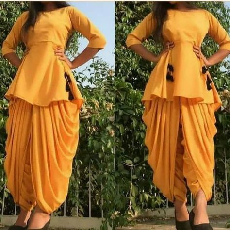 Patiyala Suits Designer, How To Wear Dhoti, Dhoti Salwar, Suits For Women Indian, Basic Dress Pattern, Patiyala Dress, Bridal Suits, Stylish Kurtis Design, Easy Dress Sewing Patterns