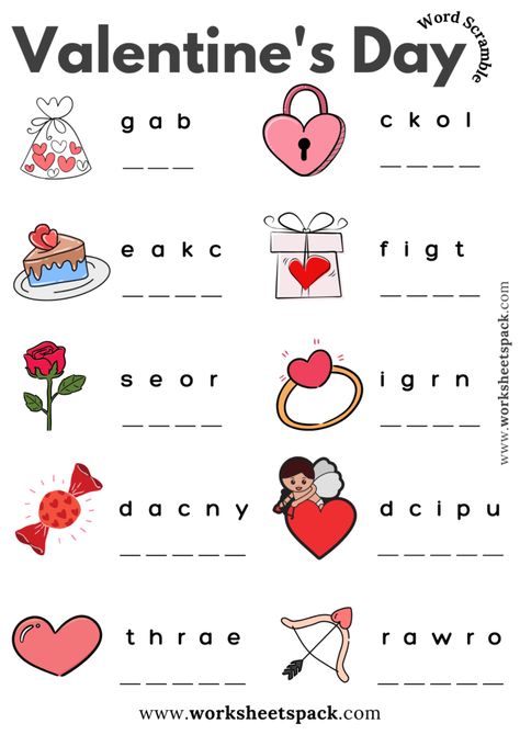 35 Free Valentine's Day Worksheets - worksheetspack Valentines Work Sheets For Kids, Valentine Reading Comprehension Worksheets, Valentines Worksheets 1st Grade, Valentines Activities For 4th Grade, Fun Valentines Activities For Kids, Valentines Worksheets For Kids, Valentines Day Activity Sheets, Valentine’s Day Homeschool, Valentines Day Activities For Kids Free Printable