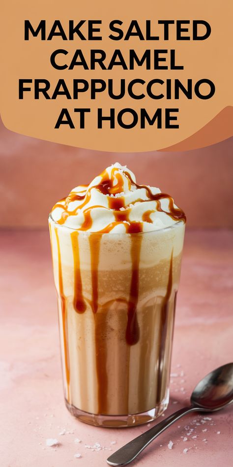 Treat yourself to an indulgent experience with our easy DIY Caramel Frappe Recipe. Learn how to create the perfect blend of creamy coffee and caramel, making it a heavenly addition to your recipe collection. It's a guaranteed no-fail way to enjoy cafe-quality at home. How To Make A Caramel Frappe, Diy Caramel Frappe, Frappe Mix Recipe, How To Make Frappe At Home, Salted Caramel Frappe, Caramel Frappe Recipe, Best Coffee At Home, Diy Caramel, Caramel Frappe