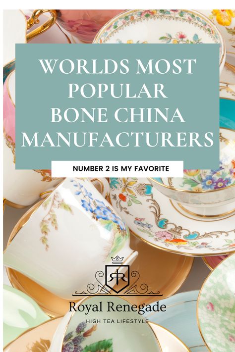 There are many high-quality bone china manufacturers with a long history of producing exquisite pieces of fine china. Here are some of the best bone china manufacturers. Tea Lifestyle, Bone China Dinnerware, Banarsi Saree, Good Bones, Long History, Rust Color, Fine Bone China, High Tea, Bits And Bobs