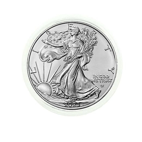 2023 American Silver Eagle $1 Legal US Tender 1 oz of .999 Fine Silver Comes in Direct Fit Air-Tite Now with our Certificate of Authenticity! Gold Video, Coin Store, Eagle Coin, Collectible Coins, Coin Display, Silver Eagle, Silver Eagles, Coin Set, Unique Collectibles