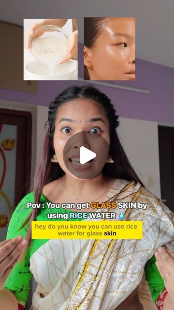 Clear Pores On Face, Rice Water For Face, Clear Glass Skin, Get Glass Skin, Facial Care Routine, Beauty Hacks Skincare, Clear Pores, Rice Water, Skin Pores