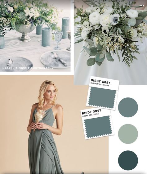 June Wedding Colors, Navy Wedding Colors, Sea Glass Wedding, Blue Green Wedding, Wedding Theme Color Schemes, Spring Wedding Color Palette, Beach Wedding Colors, Green Themed Wedding, Green Wedding Colors