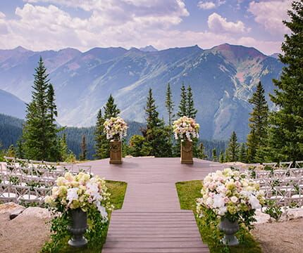 Aspen Weddings | Colorado Wedding Venues | The Little Nell Aspen Colorado Wedding, Colorado Wedding Reception, Fall Wedding Venues, Unique Destination Wedding, Aspen Wedding, Mountain Wedding Venues, Colorado Wedding Venues, Wedding Reception Locations, Destination Wedding Locations