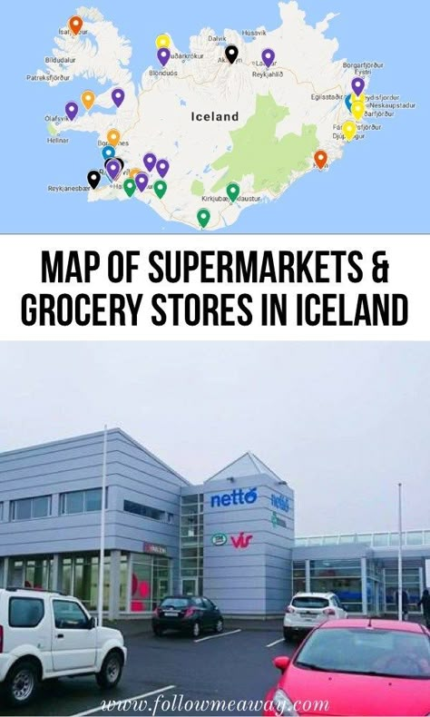 5 Things To Know About Grocery Stores In Iceland - Follow Me Away Map Of Iceland, Iceland Summer, Iceland Map, Iceland Vacation, Iceland Travel Guide, Iceland Travel Tips, Iceland Adventures, Iceland Road Trip, Iceland Itinerary