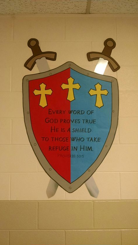 Sunday School Castle Theme, Royal Court Theme Sunday School, Royal Court Classroom Decor, Royal Court Sunday School Decor, Medieval Classroom Decor, Castle Sunday School Room, Armor Of God Decoration Ideas, Knight Bedroom, Kingdom Vbs Crafts