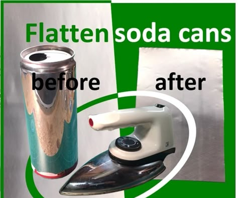 Repurpose Soda Cans, Reusing Soda Cans, Upcycling Aluminum Cans, Recycle Soda Cans, Recycled Soda Cans, Recycled Aluminum Cans Ideas, How To Flatten Tin Cans, Soda Can Embossing, Aluminium Can Crafts