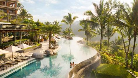 Hidden Ubud Retreat with One of Bali's Most Instagrammable Pools, Ubud, Northern Bali Ubud Resort, Bali Getaway, Alila Villas Uluwatu, Hotel Swimming Pool, Bali Honeymoon, Infinity Pools, Jimbaran, Parasailing, Hotel Pool