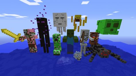 Everything In Minecraft | Which Minecraft Mob are you? QUIZ!!! Minecraft Blog Minecraft Pictures, Monster School, Minecraft Mobs, Minecraft Pocket Edition, Minecraft Videos, Minecraft Survival, Minecraft Pe, How To Play Minecraft, Minecraft Blueprints