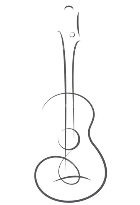 Acoustic Guitar Drawing, Guitar Line Art, Guitar Room Decor, Guitar Silhouette, Guitar Sketch, Guitar Vector, Guitar Drawing, Pencil Sketching, Guitar Room