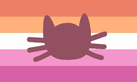 This gender is just for catgender and lesbian peoples! This gender can use cat/cat's/catself, cattic/cattic's/catticself, meow/meow's/meowself, mew/mew's/mewself, 🐱/🐱's/🐱self, 🐈/🐈's/🐈self & 🏳‍🌈/🏳‍🌈's/🏳‍🌈self! Coined by @kittzra on Pinterest Cat Gender Flag, Cat Lesbian Flag, Catgender Flag, Cat Gender, Lesbian Flags, Cat Flag, Xeno Hoard, Xenogender Hoard, Gender Flags