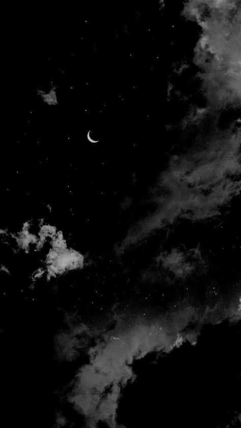 Black Astethic Wallpapers, Moon Black Aesthetic, Iphone Dark Theme, Aesthetic Wallpaper Black, Aesthetic Wallpaper Dark, Pink Clouds Wallpaper, Black Kawaii, Rain Wallpapers, Iphone Wallpaper Landscape