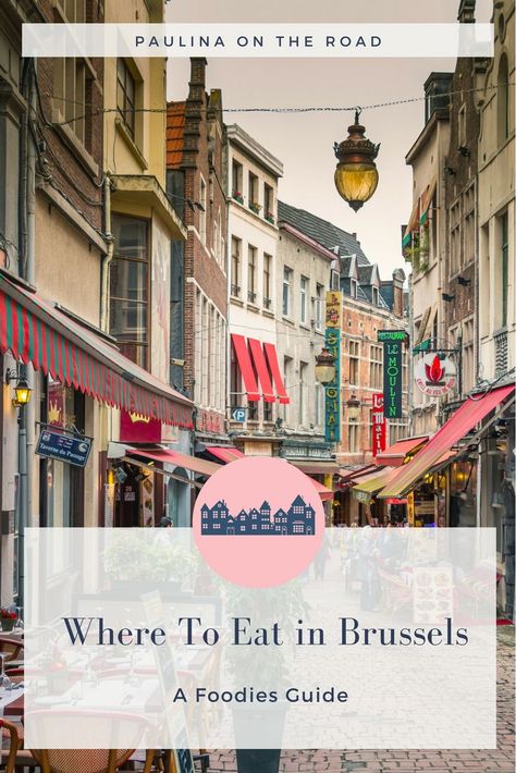 Where to eat in Brussels, Belgium? 5 Top Places to eat REAL Belgian food like waffles, beer, fries and of course chocolate. Treat yourself! #belgium #foodie #chocolate #belgian #waffle Where To Eat In Brussels, Where To Stay In Brussels Belgium, Best Waffles In Brussels, Brussels Hidden Gems, Brussels Restaurant Belgium, Grand Place, Belgian Food, Travel Crafts, Brussels Belgium