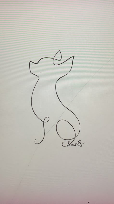 Chiweenie Tattoo, Chihuahua Tattoo Minimalist, Chihuahua Tattoos, Cool Animal Tattoos, Chihuahua Tattoo, Small Dog Tattoos, Doodle Art For Beginners, Verse Tattoos, Animal Tattoo Ideas