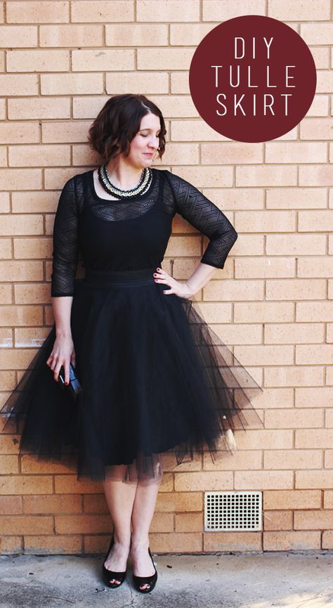 DIY-tulle-skirt Sewing Tulle Skirt, Layered Tulle Skirt Pattern, Tulle Underskirt Diy, Diy Tulle Skirt No Sew Layered, Dyi Tulle Skirt, Skirt Tutu, Adult Tulle Skirt, Skirt Tulle, Diy Tulle Skirt