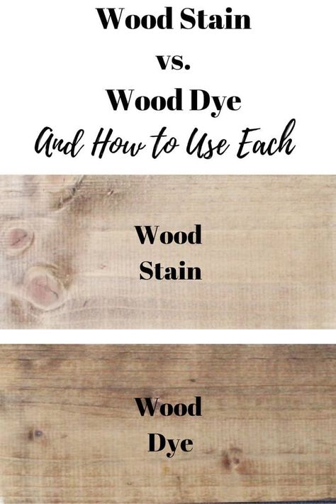 wood stain vs. wood dye and how to use each. What is wood dye and what is wood stain. YES there is a difference. Instructional video all about it! Wood Dye Techniques, Stain Combinations Wood, Furniture Dye, Stain Combinations, Gel Stain Furniture, Painted Dining Room Table, Furniture Remodel, Upcycle Home, Honey House