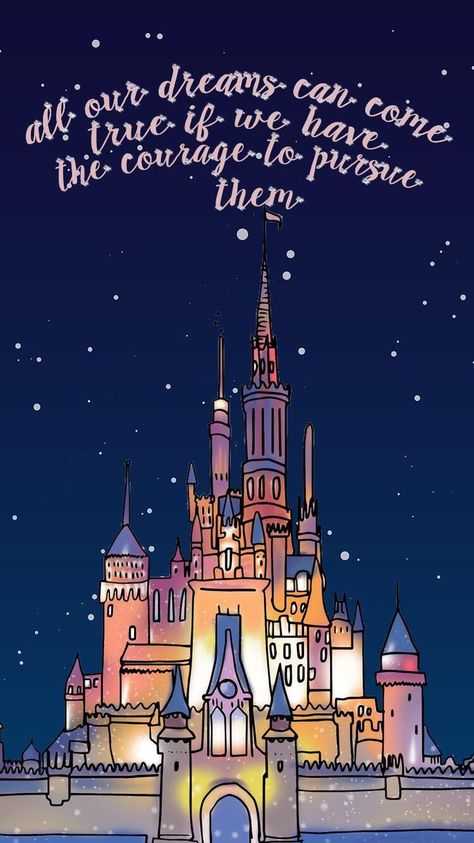 Meet Me At My Happy Place Disney, Disney Castle Drawing, Drawing Disney, Castle Drawing, Disney Paintings, Wallpaper Disney, Disney Background, Disney Iphone, Disney Images