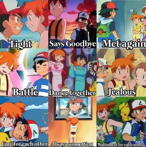 Pokemon Ash And Misty Love, Ash And Goh Fanart, Pokeshipping Ash And Misty, Misty X Ash, Ash X Misty, Pokemon Amv, Ash And Serena, Ash Serena, Pokemon Quotes