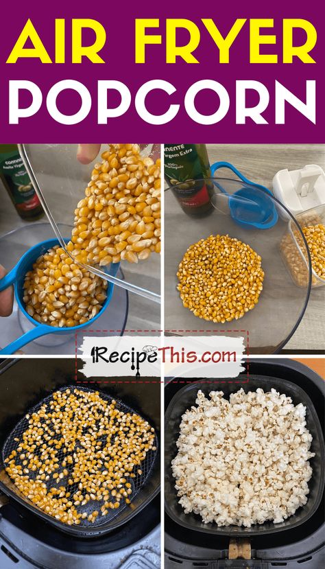 Instant Air Fryer Vortex Recipes, Air Fry Popcorn, Air Fryer Casserole Recipes, Cheap Air Fryer Meals, Instant Vortex Air Fryer Recipes, Airfryer Popcorn, Airfryer Appetizers, Airfryer Meals, Air Fryer Popcorn