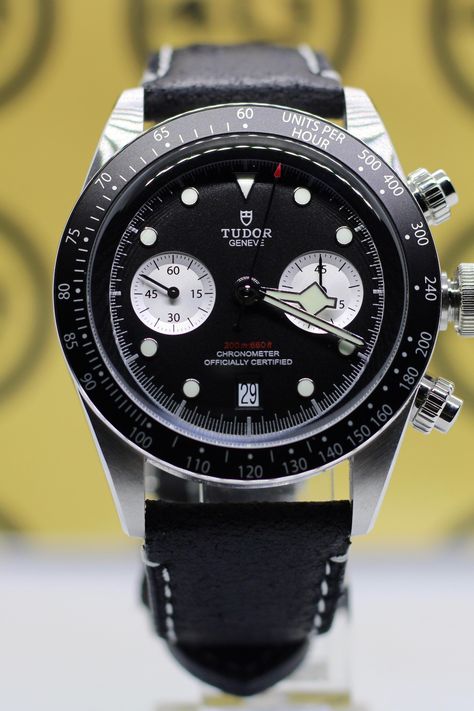 Tudor Black Bay Chrono, Tudor Watches, Tudor Watch, Rolex Tudor, Tudor Black Bay, Vintage Watches For Men, Smart Watches, Luxury Watches For Men, Watch Collection