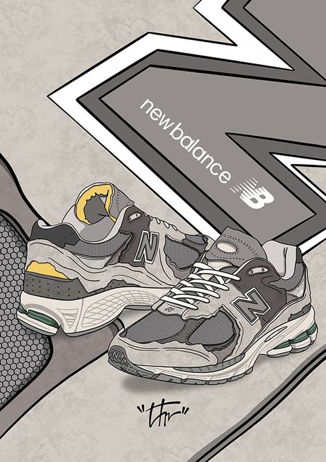 Air Jordan 1 Travis Scott, Cloud Poster, New Balance 2002r Protection Pack, 2002r Protection Pack, Sneakers Illustration, Visual Literacy, Sneaker Posters, Shoes Wallpaper, New Balance 2002r