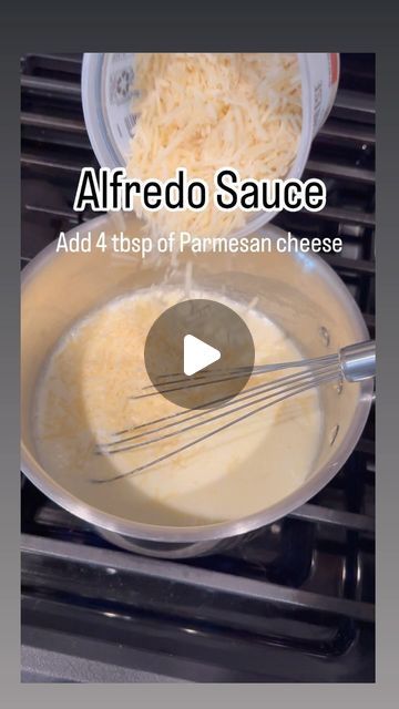 @mrs.b.recipes on Instagram: "Alfredo Sauce! Before kids I would purée some roasted red peppers and add them to this recipe with some red pepper flakes 👌🏻#alfredosauce" How To Make Alfredo Pasta, Alfredo Saice, Diy Alfredo Sauce, How To Make Alfredo Sauce, Homemade Alfredo Sauce Easy, Alfredo Sause, Alfredo Sauce From Scratch, Easy Alfredo Recipe, Alfredo Sauce Recipes