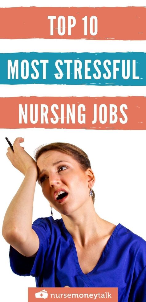 Want to know what are the most stressful nursing jobs? Here are 10. #nursejobs #nursecareers Triage Nursing, Nurse Career, Nurse Money, Nursing Positions, Emergency Room Nurse, Nurse Manager, Surgical Nursing, Medical Surgical Nursing, Good Paying Jobs