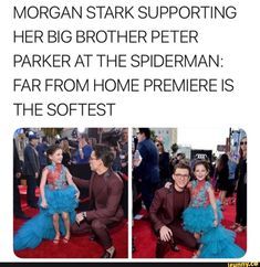 Morgan Stark, Spiderman Far From Home, The Amazing Spiderman 2, Parker Spiderman, Peter Parker Spiderman, Tom Holland Imagines, Scott Lang, Great Memes, Far From Home