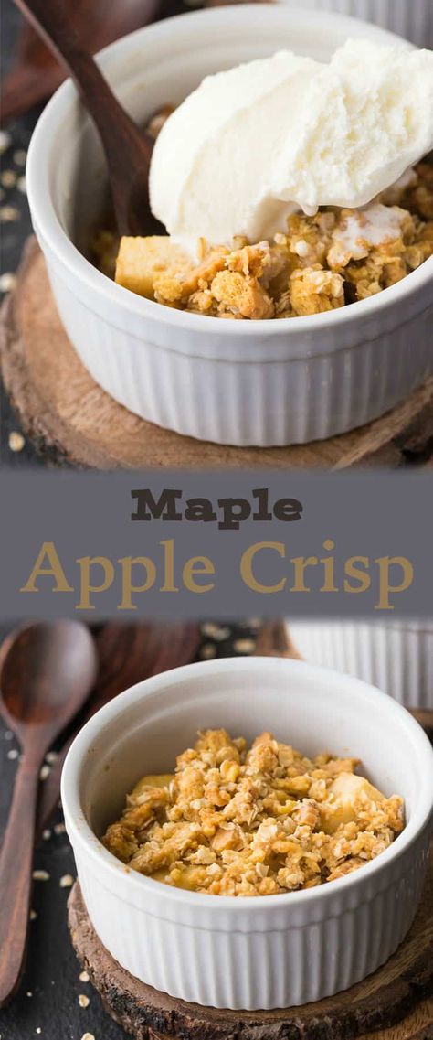 Best Ever Maple Apple Crisp Recipe Celebrating Sweets, Healthy Apple Crisp, City Kitchen, Cookie Crumble, Apple Crisp Recipe, Fruit Crisp, Crisp Apple, Apple Dessert, Apple Crisp Recipes