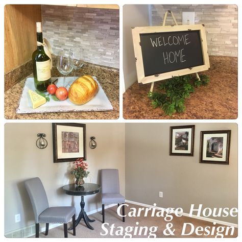 Vacant Home Staging with Vignettes Apartment Staging, Mini Model Apartment Ideas Home Staging, Apartment Mini Model Ideas, Soft Staging Vacant Home, Mini Model Apartment Ideas, Apartment Mini Model Staging, Property Staging, Model Home Decorating Staging, Model Apartment Staging