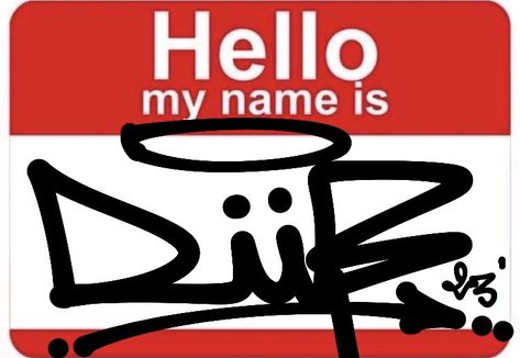 #graff #art #graffitisketch #tag #tagging #stickers graffiti art Hello My Name Is Sticker Graffiti, Tagging Stickers, Graffiti Tags, Graff Art, Graffiti Tagging, Hello My Name Is, Scrambled Eggs, Graffiti Art, My Name Is