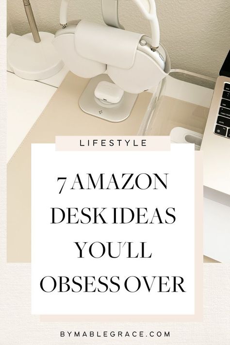 Desk Decor Ideas Office, Decorate My Office At Work, Bedroom Desk Organization, Amazon Desk, Cozy Office Space, Desk Organization Ideas, Work Desk Organization, Office Decor Workplace, Work Desk Decor