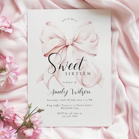 Birthday invite template