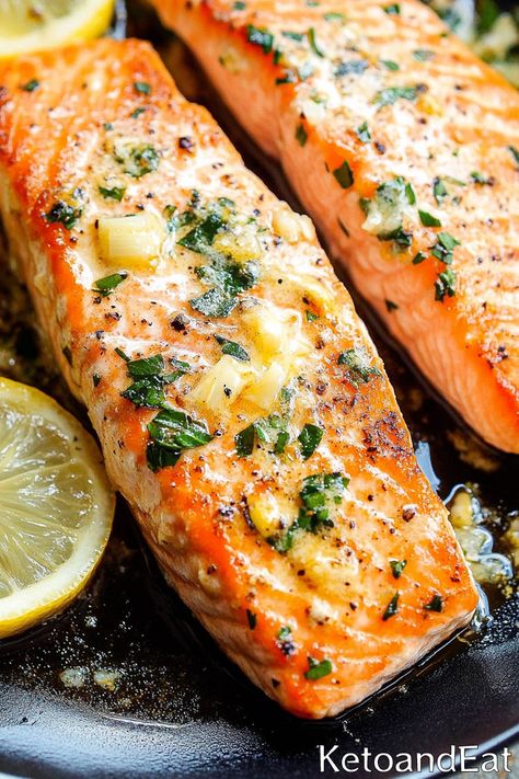 Carnivore Garlic Butter Salmon: Easy Recipe Keto Salmon Meal, Carnivore Diet Salmon Recipe, Carnivore Salmon Recipe, Wild Caught Salmon Recipes, Crockpot Salmon Recipes, Carnivore Soup Recipes, Carnivore Diet Recipes Easy, Carnivore Dinner Ideas, Salmon Easy Recipe