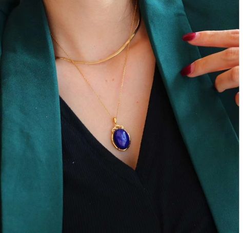 Real Emerald Necklace, Dainty Gemstone Necklace, Affordable Fine Jewelry, Conch Pearl, Lapis Lazuli Necklace, Natural Gemstone Jewelry, Emerald Necklace, Unique Jewelry Designs, Sterling Silver Necklace Pendants