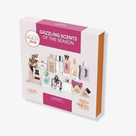 ULTA Dazzling Scents of the Season 14 Piece Sampler Kit with Certificate Ulta Perfume, Billie Eilish Eilish No 2, Happy Perfume, Sephora Favorites, Travel Size Perfume, Gift Sets For Her, Beauty Finds, 15 Gifts, Shop Makeup