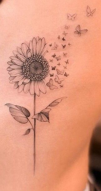 Matching Bff Tattoos, Daisy Tattoo Designs, Dandelion Tattoo, Feather Tattoo Design, Whatsapp Wallpaper Cute, Daisy Tattoo, Writing Tattoos, Bff Tattoos, Floral Tattoo Sleeve