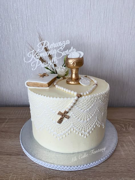 Cakes For First Communion, First Holy Communion Cake Boy, 1st Holy Communion Cake, First Communion Party Decorations, First Communion Cake Girl, 1st Communion Cakes For Boys, First Communion Decorations For Boys, Communion Cakes Girl, Cake For First Communion