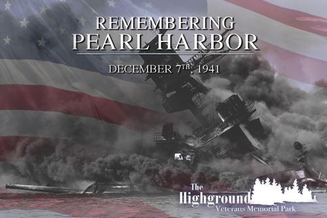 Pearl Harbor Remembrance Day: "A Day that will live in infamy". Remembering and honoring the 2,403 victims of the attack on Pearl Harbor on December 7, 1941. #neverforget #pearlharbor Pearl Harbor Attack Dec 7 1941, Pearl Harbor Remembrance Day, December 7 1941, Pearl Harbor Day, Navy Aircraft Carrier, Pearl Harbor Attack, Navy Aircraft, Support Our Troops, Memorial Park