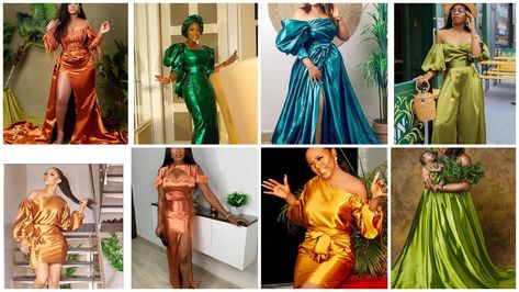 Amazing ways to style your Duchess Fabric. Check out this collection of fabulous styles made from the popular and Trendy duchess satin fabric. Duchess Fabric, Stylish Naija, Duchess Satin, African Wear Dresses, African Wear, Dress Fabric, Satin Fabric, African Print, Beautiful Day