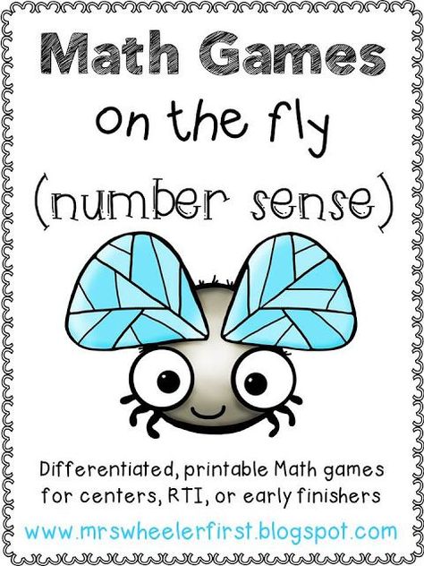 NEW "On the Fly" Games!! Math Addition Games, Printable Math Games, Maths Ideas, Math Number Sense, Math Intervention, Math Center Activities, Center Activities, Math Work, Math Time