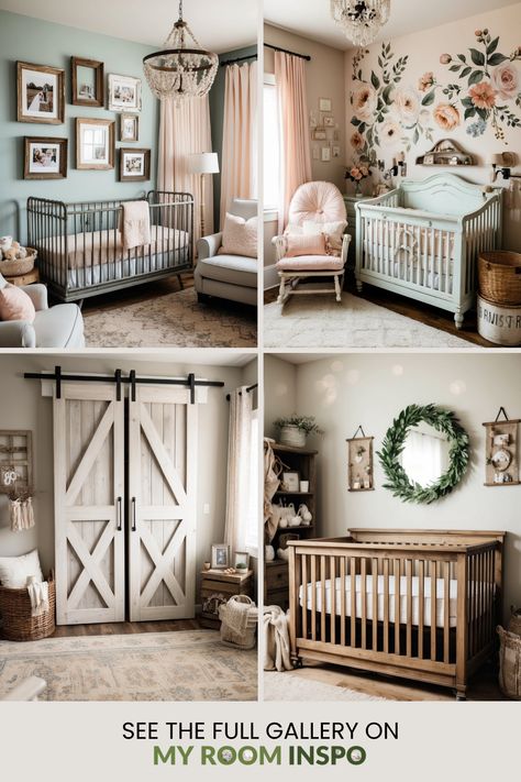 Explore 28 farmhouse nursery ideas in this pin featuring warm colors, rustic decor pieces, and unique furniture arrangements. Perfect for creating a cozy baby's room with a charming touch, using a selection of 4 images. Wood Accent Wall Nursery, Gender Neutral Nursery Farmhouse, Nursery Ideas Rustic, Farmhouse Baby Nursery, Farmhouse Nursery Ideas, Rustic Girl Nursery, Farm Nursery Theme, Western Nursery, Nursery Planning